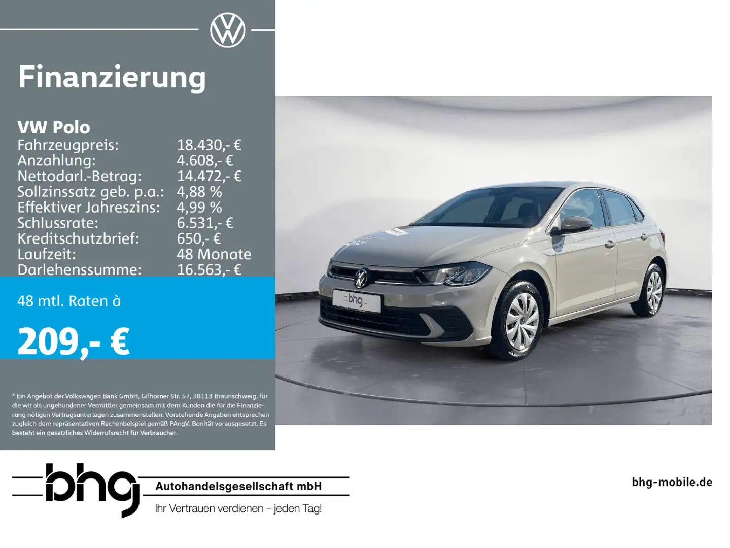 Volkswagen Polo 1.0 TSI OPF Life Grijs - 1