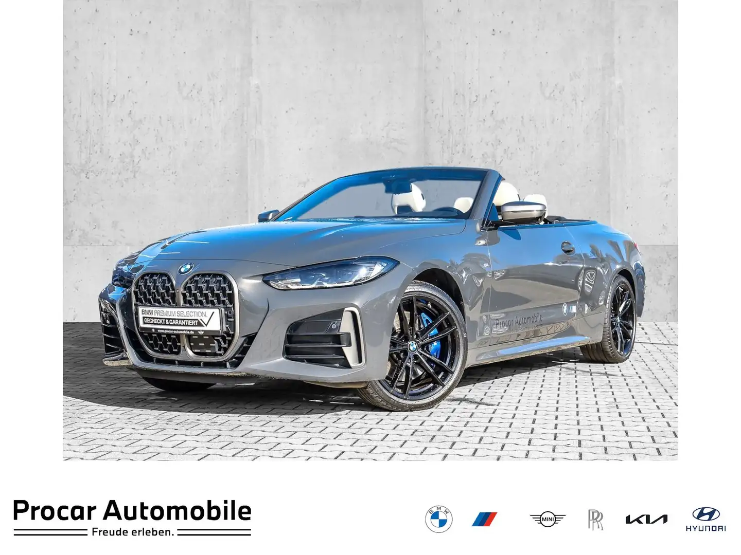 BMW 440 M440i xDrive ACC+19"+AHK+360°KAM+HUD+MSHADOWLEUCHT Gris - 1