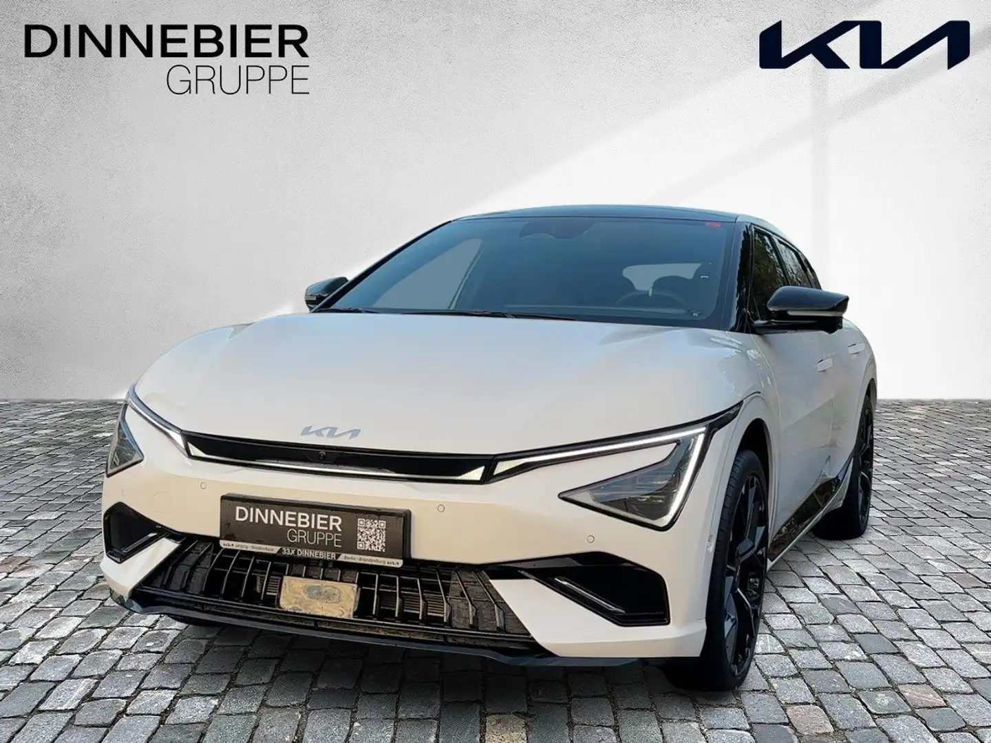 Kia EV6 GT PE AWD 84kWh +GLASDACH+LED+ 360-CAM ACC Blanc - 2