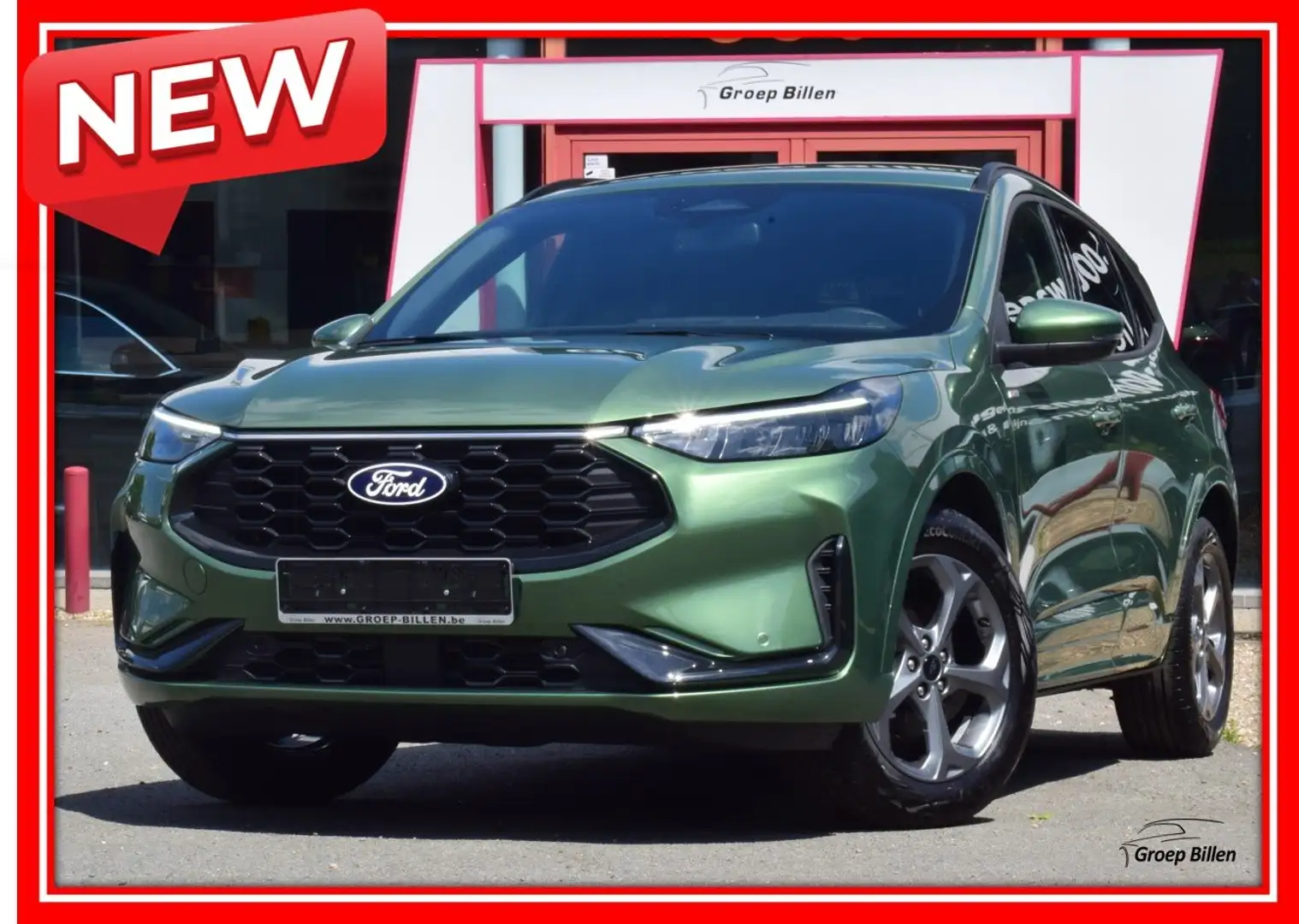 Ford Kuga ST-LINE - NAVI - FULL LED - CAMERA - ZET VERW -NEW Groen - 1