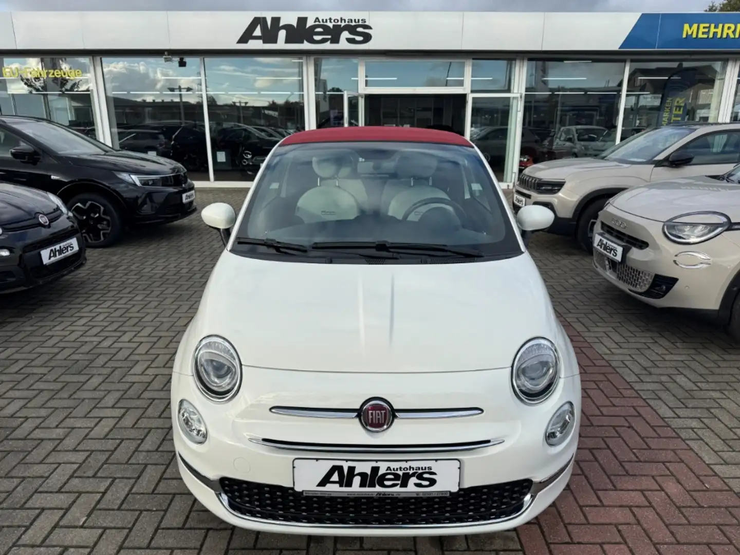 Fiat 500C DolceVita+NAVI+KLIMA+ALLWETTER+TEMPOMAT+CARPLAY+PD Weiß - 2