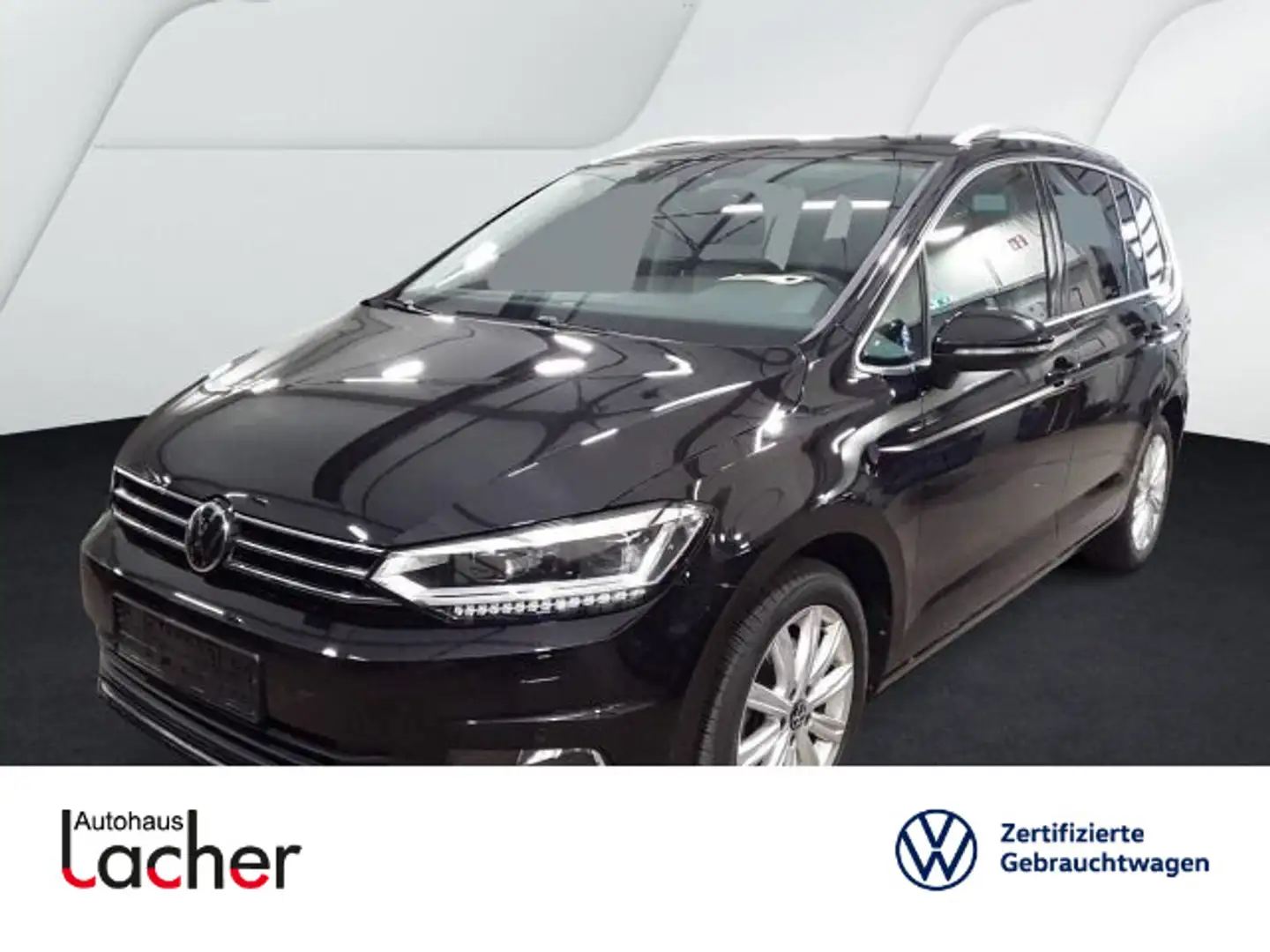 Volkswagen Touran Highline 2.0 TDI DSG Zwart - 1