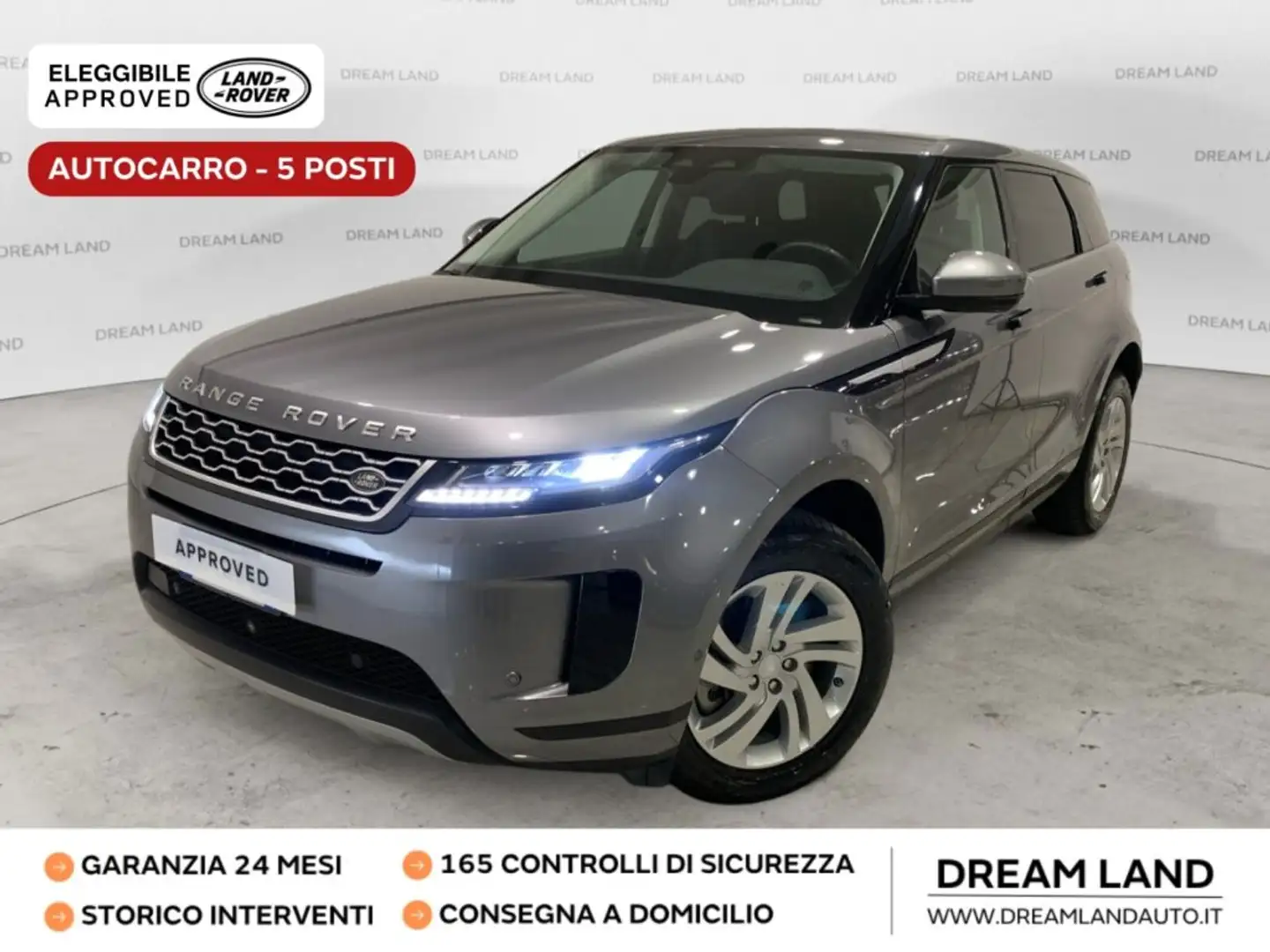 Land Rover Range Rover Evoque 2.0D I4 163 CV AUTOCARRO+IVA AWD Auto Grau - 1