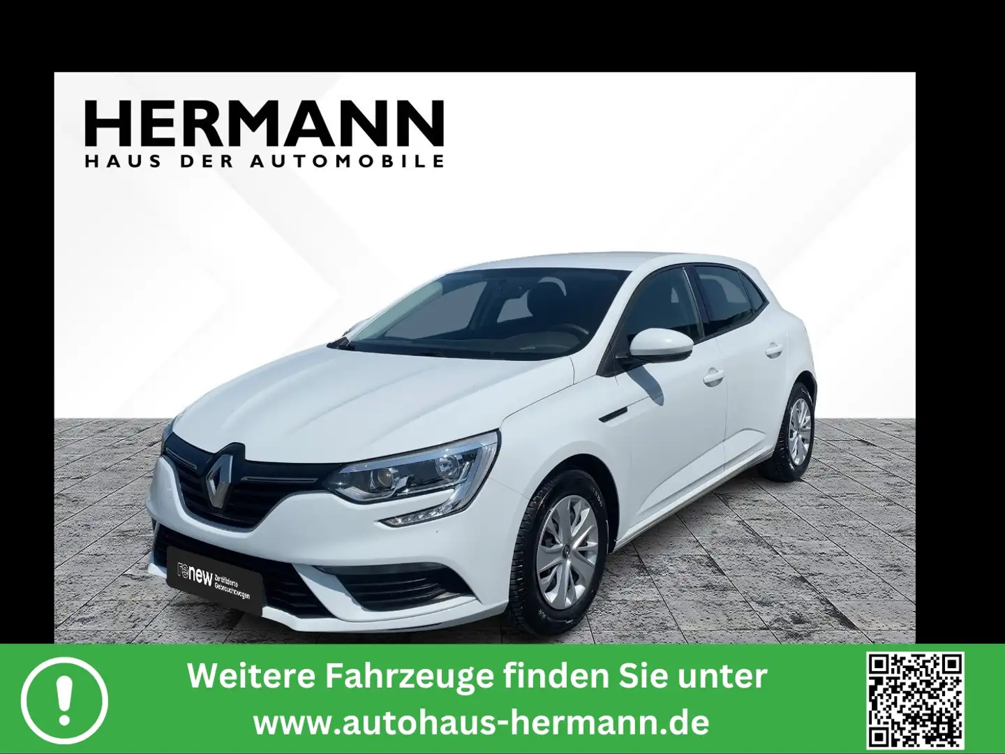 Renault Megane IV 1.3 TCe 115 GPF Life *Klima*Tempomat Wit - 1