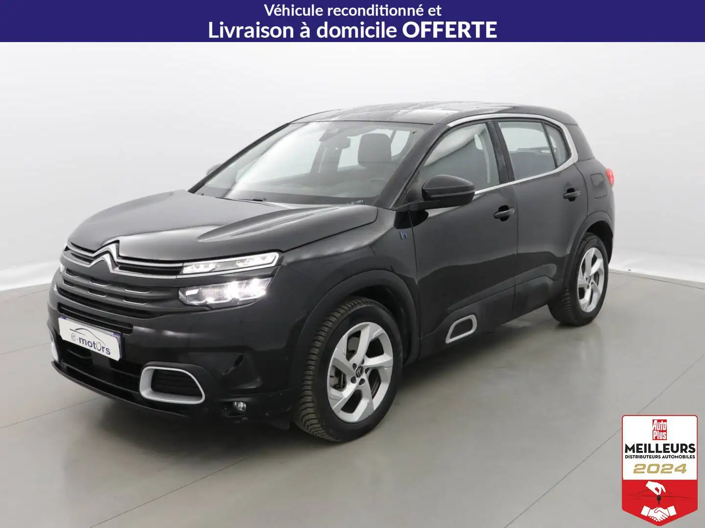 Citroen C5 Aircross Hybride Rechargeable 225 S\u0026S e-EAT8 Feel +GPS Noir - 1