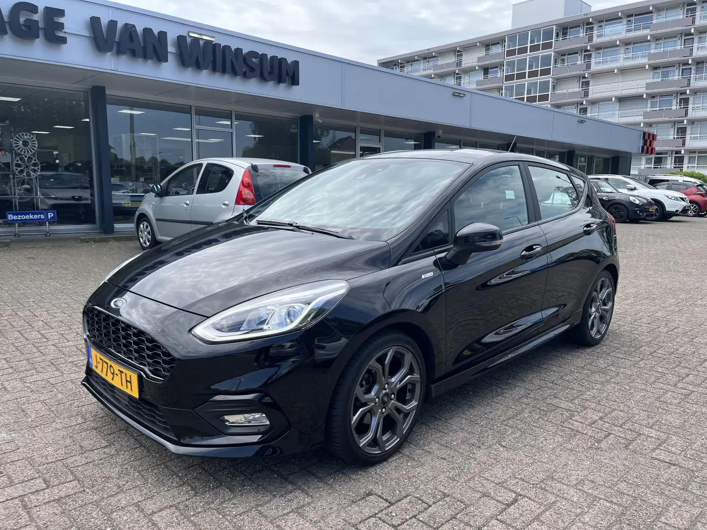Ford Fiesta 1.0 EcoBoost ST-Line Lmv Navi Klima Applecarplay C Negro - 1