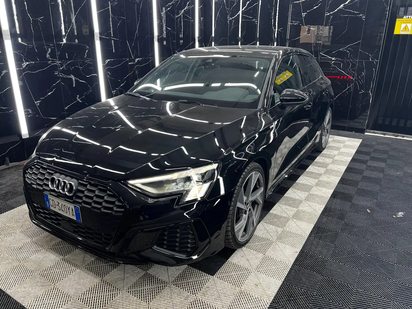 Audi A3 A3 IV 2021 40 tdi S line edition quattro s-tronic Nero - 1