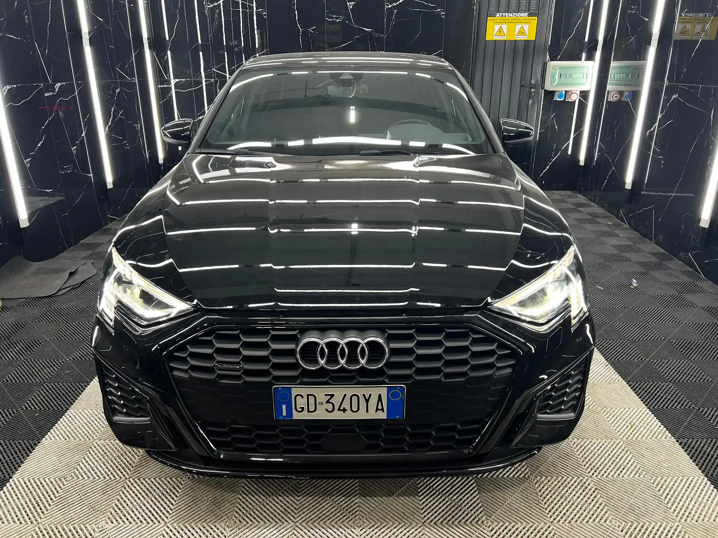 Audi A3 A3 IV 2021 40 tdi S line edition quattro s-tronic Nero - 2