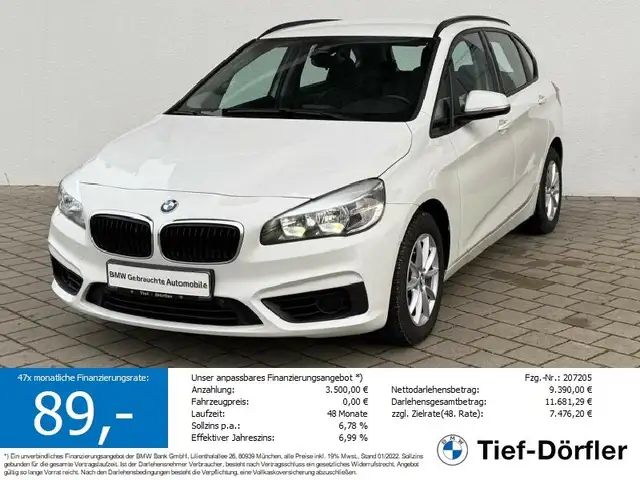 BMW 218 i Active Tourer DKG AHK/SH/ParkAssi/S-LENKRAD