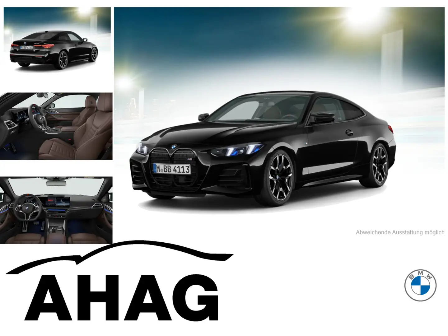 BMW 440 M440i xDrive Coupe Standhz HUD ACC H/K LHZ 19" Schwarz - 1