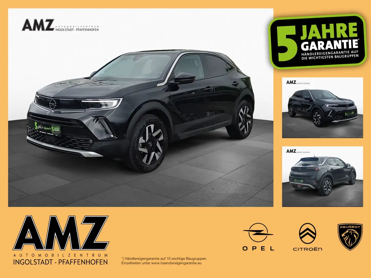 Opel Mokka-E Mokka e Edition NAVI W-Paket KAM PDC Klimaauto. Noir - 1