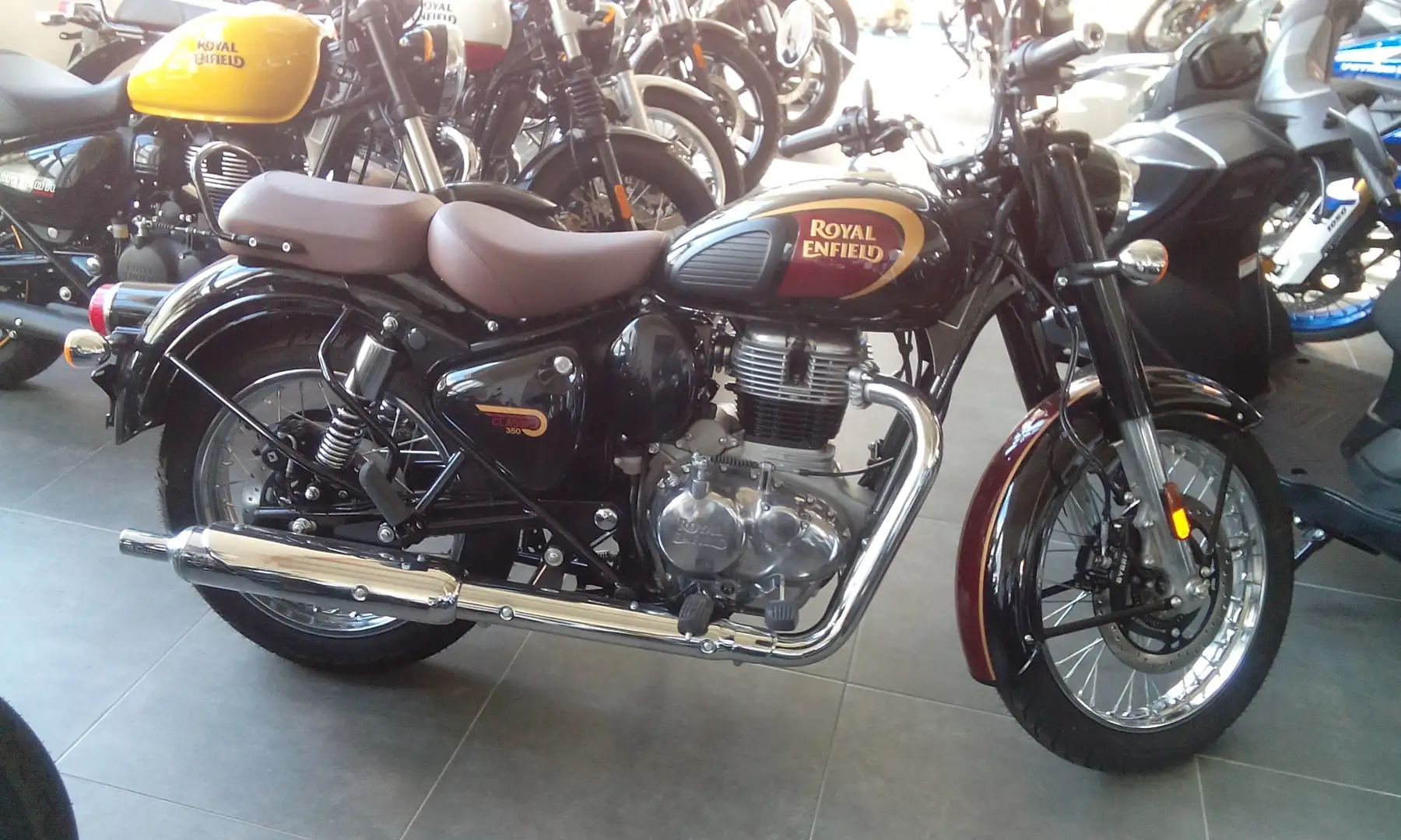 Royal Enfield Classic 350 Halcyon Black Negru - 1