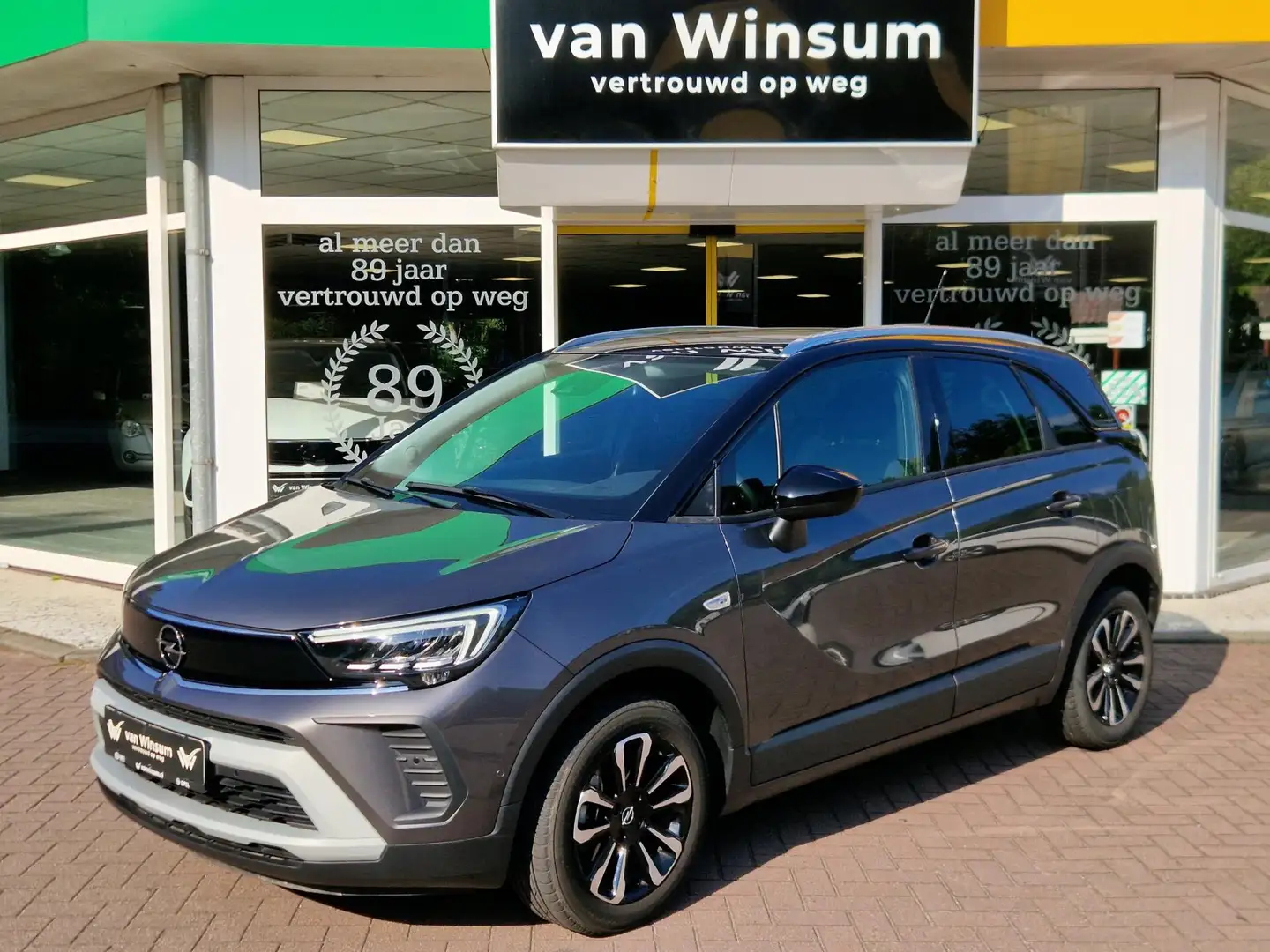 Opel Crossland 1.2 Turbo Elegance | Navi | Panoramadak | Camera | Gris - 2