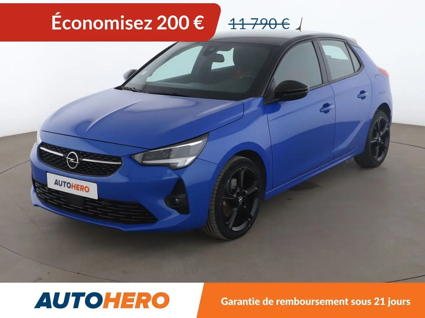 Opel Corsa 1.2 Turbo GS Line Bleu - 1