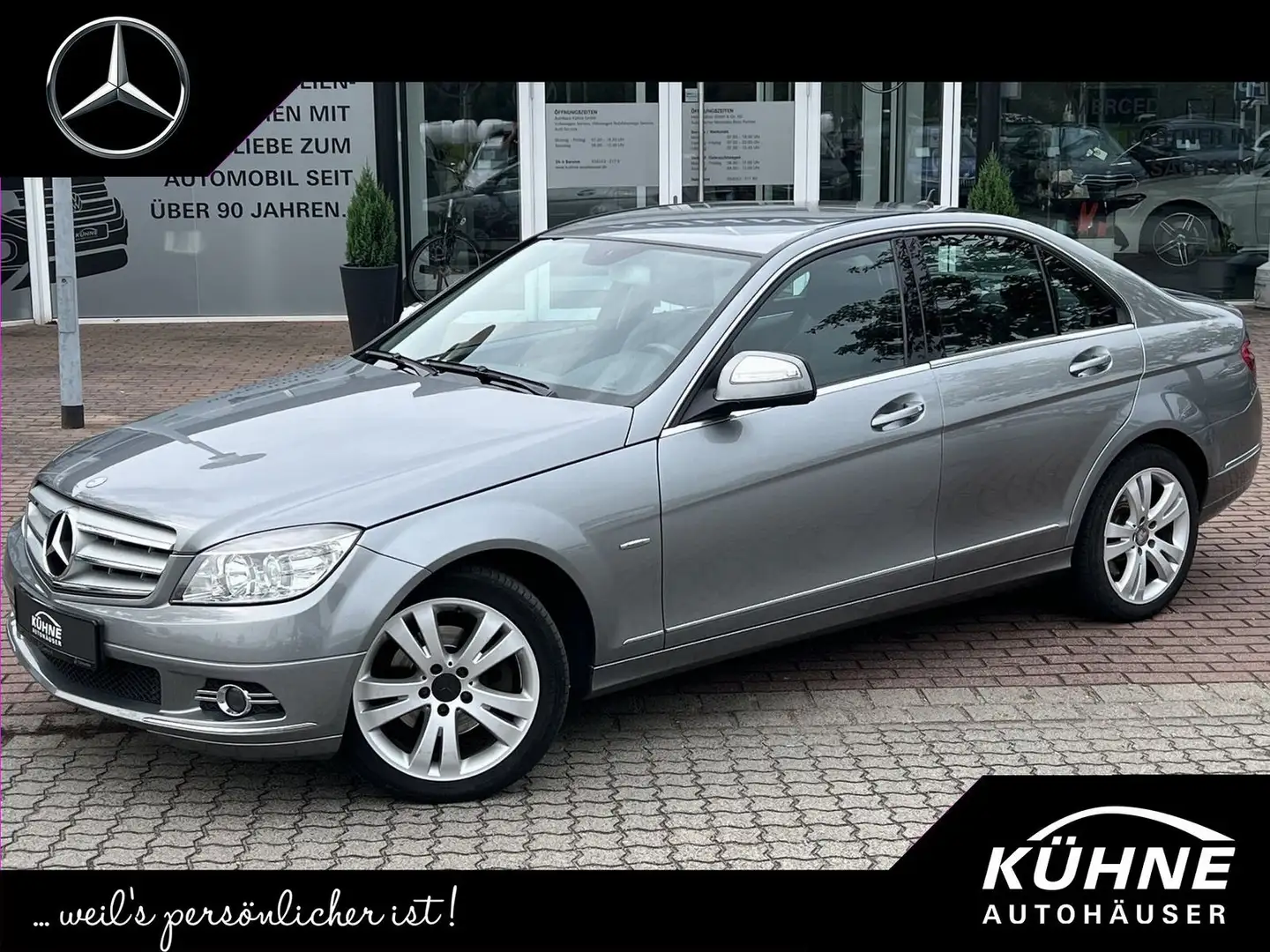 Mercedes-Benz C 220 CDI Avantgarde AHK+Automatik+Tempomat+SHZ Silber - 1