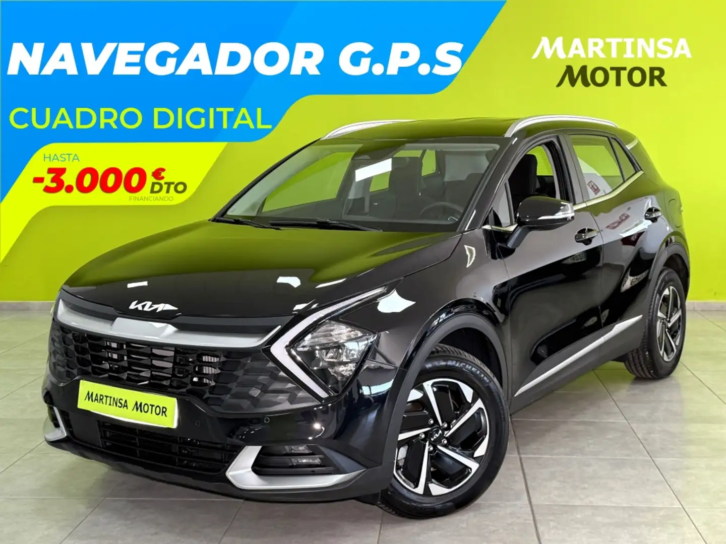 Kia Sportage 1.6 T-GDi HEV Drive 215 Negro - 1