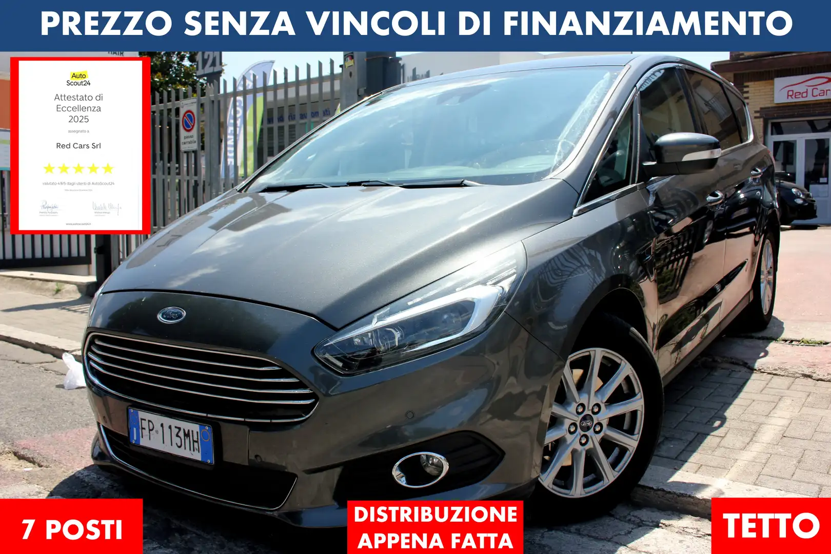 Ford S-Max 2.0 tdci 7 POSTI DISTRIBUZIONE CERTIFICATA FORD - 1