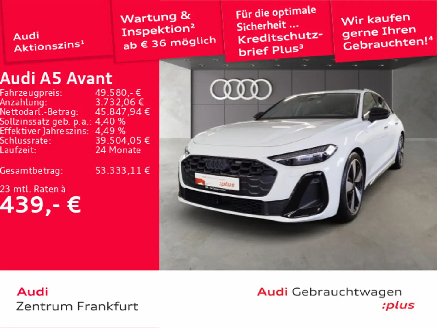 Audi A5 TFSI S tronic LED ACC AHK Tempomat Weiß - 1