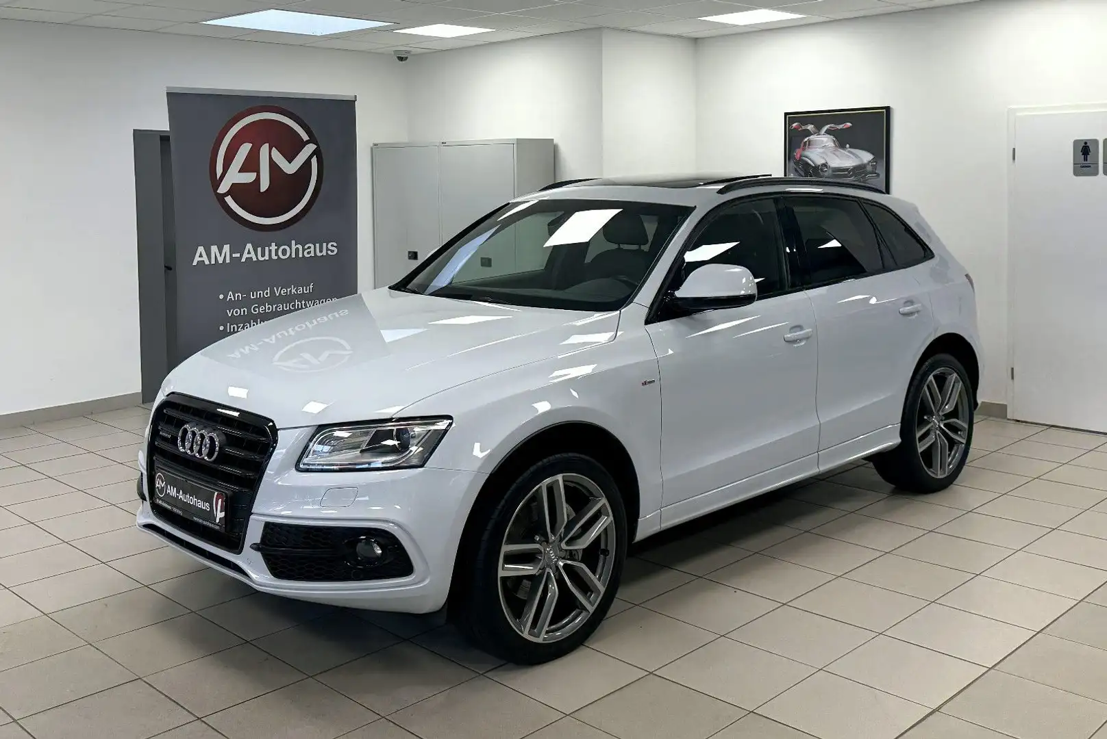 Audi Q5 3.0TDI Quattro *S-Line*PanSD*AHK*B&O*Bi-Xenon Gris - 2