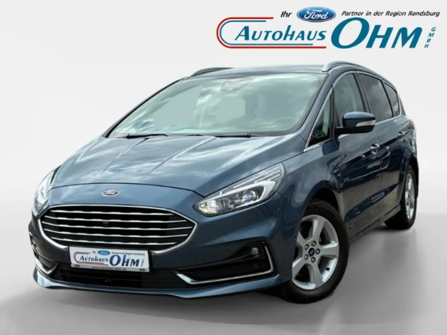 Ford S-Max Titanium 2.0 EcoBlue - AHK - RFK - NAV - Blau - 2