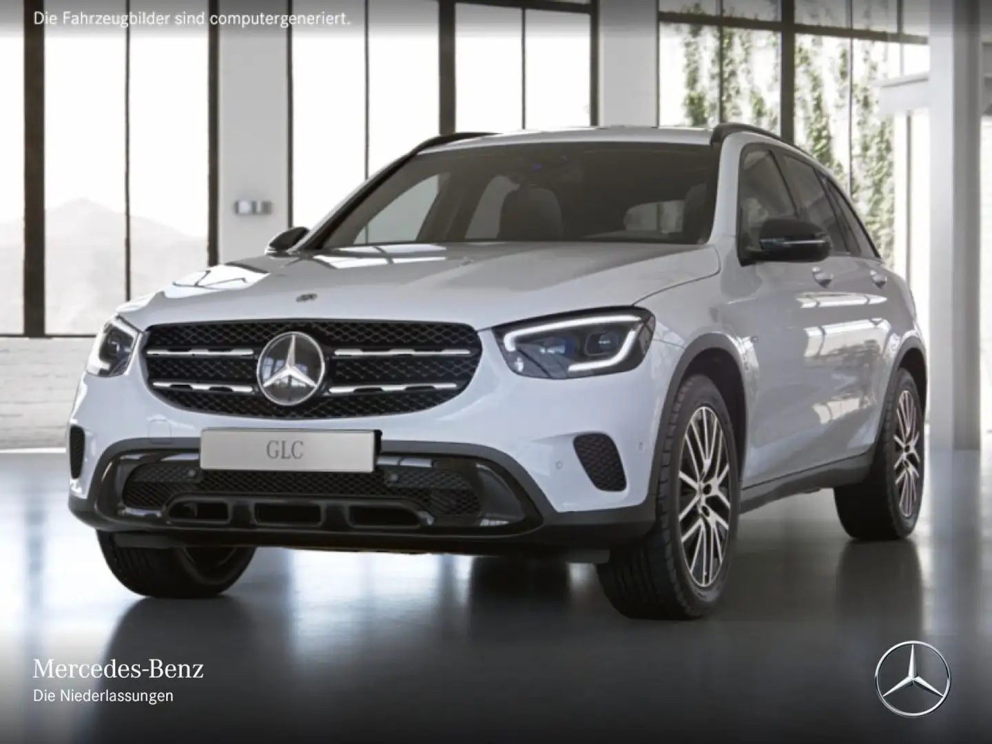 Mercedes-Benz GLC 300 e 4M NIGHT+MULTIBEAM+FAHRASS+KAMERA+9G Blanc - 2