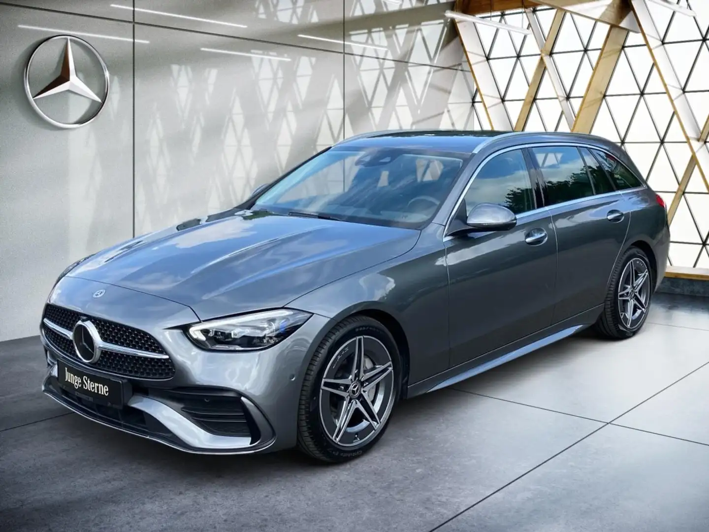Mercedes-Benz C 200 T AMG LenkradHz*Easy-P*Pre-Safe*DigLight** Grau - 2