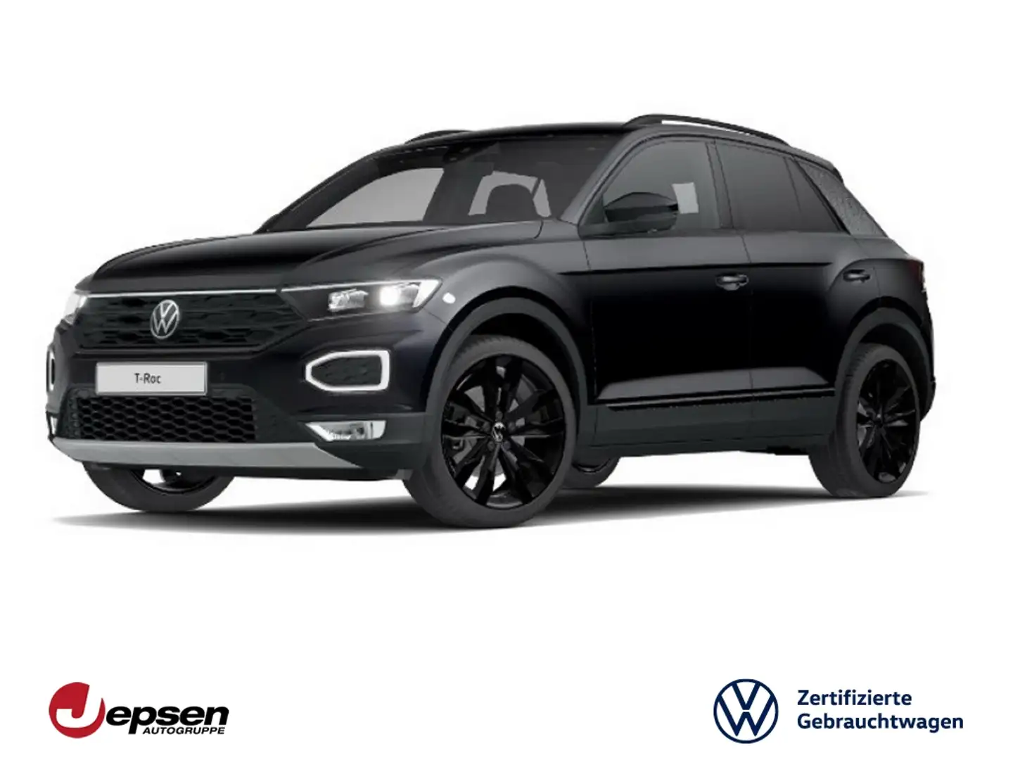 Volkswagen T-Roc Sport 1.5 TSI AHK+ACC+RearView+Navi Schwarz - 1