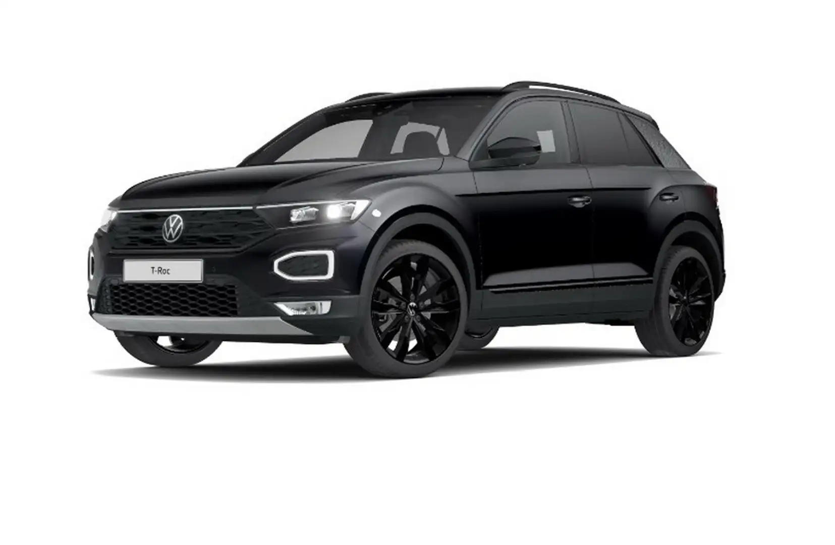 Volkswagen T-Roc Sport 1.5 TSI AHK+ACC+RearView+Navi Schwarz - 2