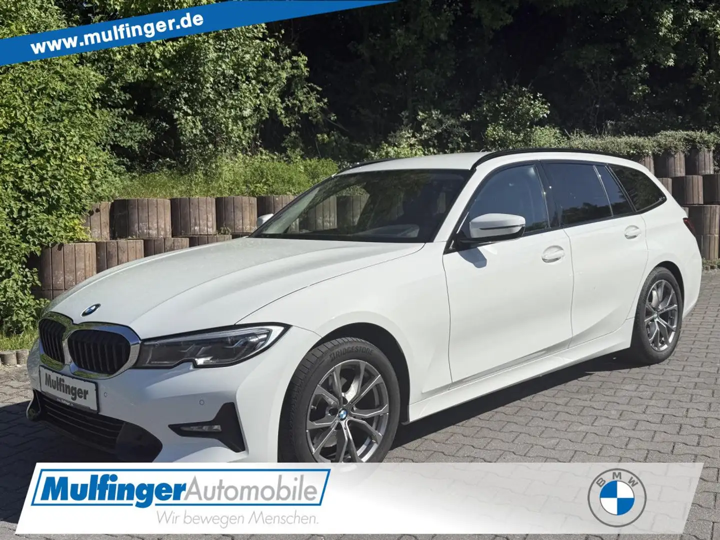 BMW 320 i T. Sport Laser HUD LiveProf.HiFi KomfZ.AHK Wit - 1