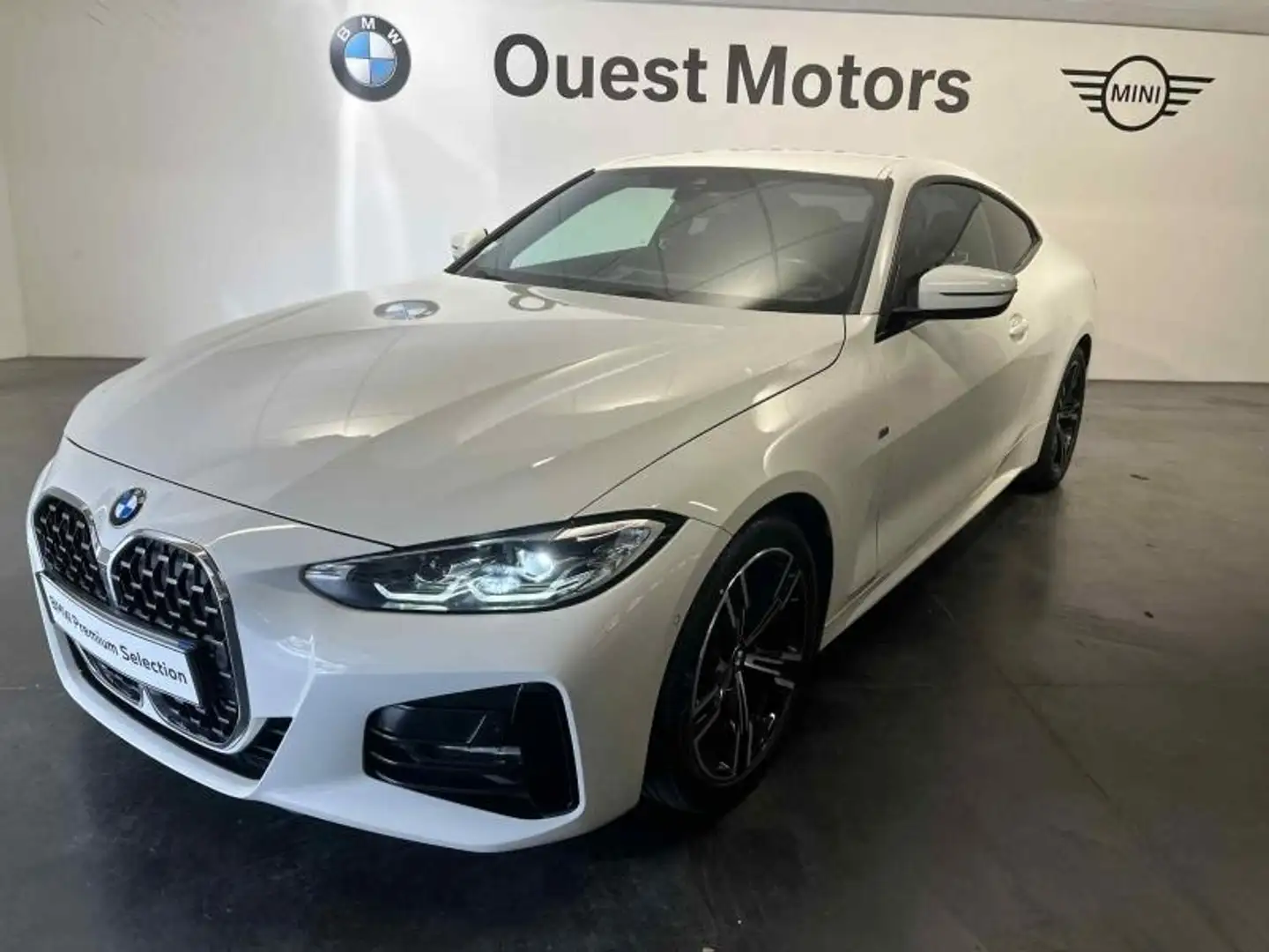 BMW 420 420dA xDrive 190ch M Sport Blanc - 1