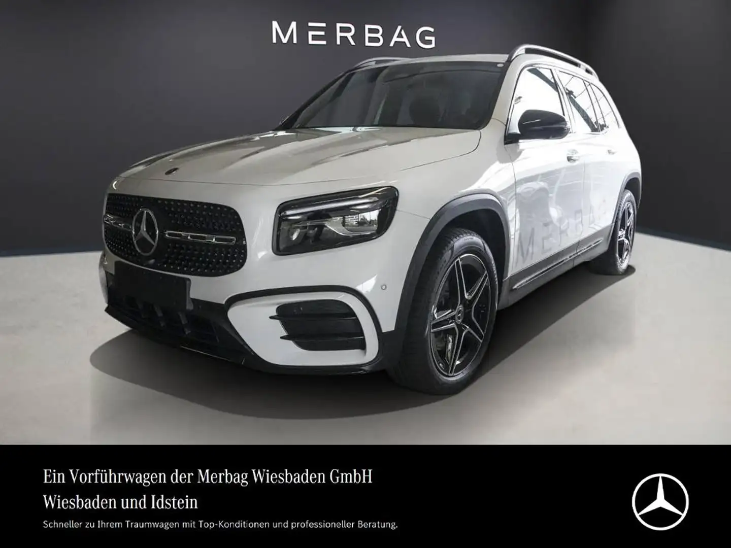 Mercedes-Benz GLB 180 AMG-NIGHT-KEYLESS-DISTRONIC-AHK-UVP 59.700,- Weiß - 1