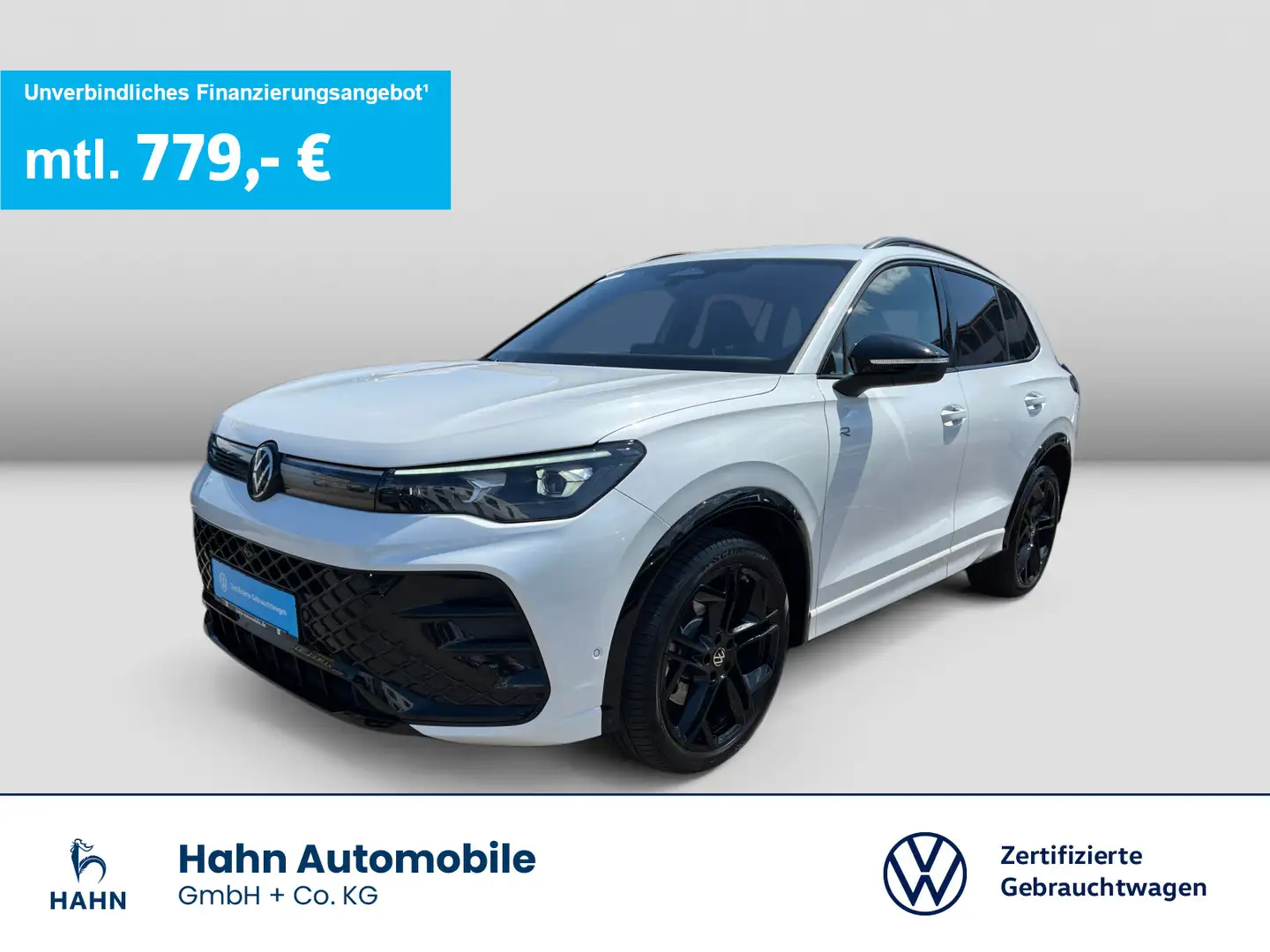 Volkswagen Tiguan 2.0TDI DSG 4Mo R-Line Matrix Pano Standh Weiß - 1