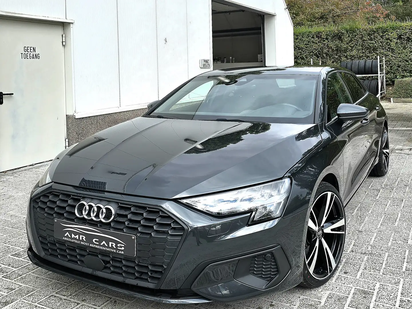 Audi A3 A3 35 TDI Sportback S tronic-Leder-LED-Privacy Gris - 1