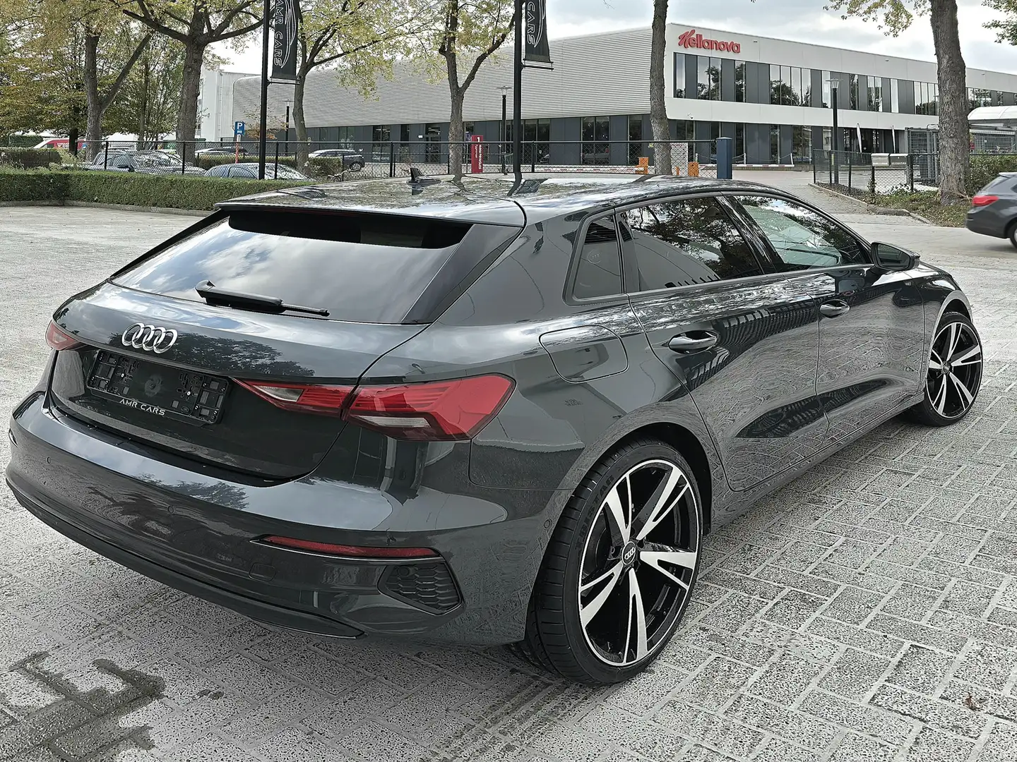 Audi A3 A3 35 TDI Sportback S tronic-Leder-LED-Privacy Gris - 2