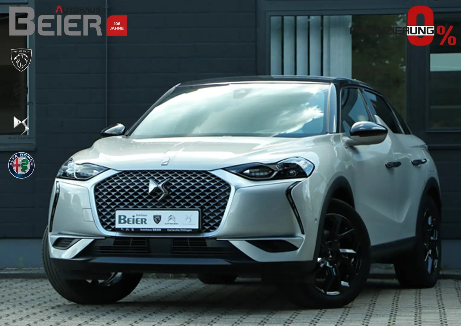 DS Automobiles DS 3 Crossback DS3 Crossback E-Tense 136 So Chic Navi/ Sitzh./ Kl Grey - 1