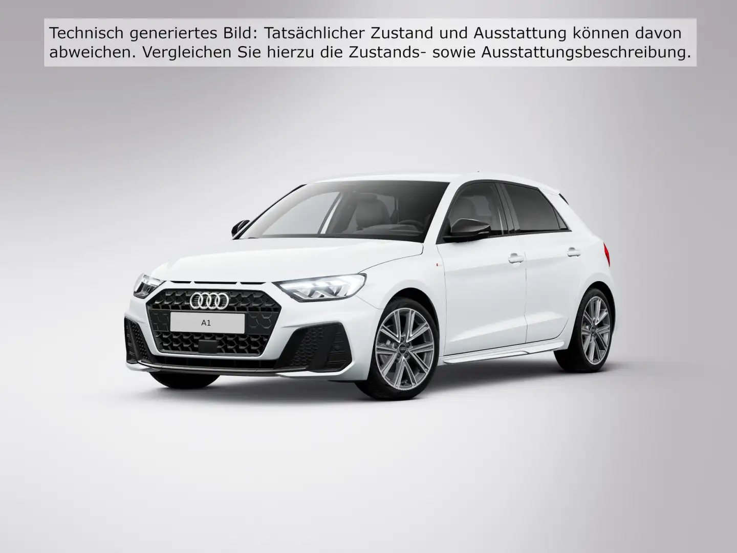 Audi A1 S line 30 TFSI 81(110) kW(PS) S tro Weiß - 1