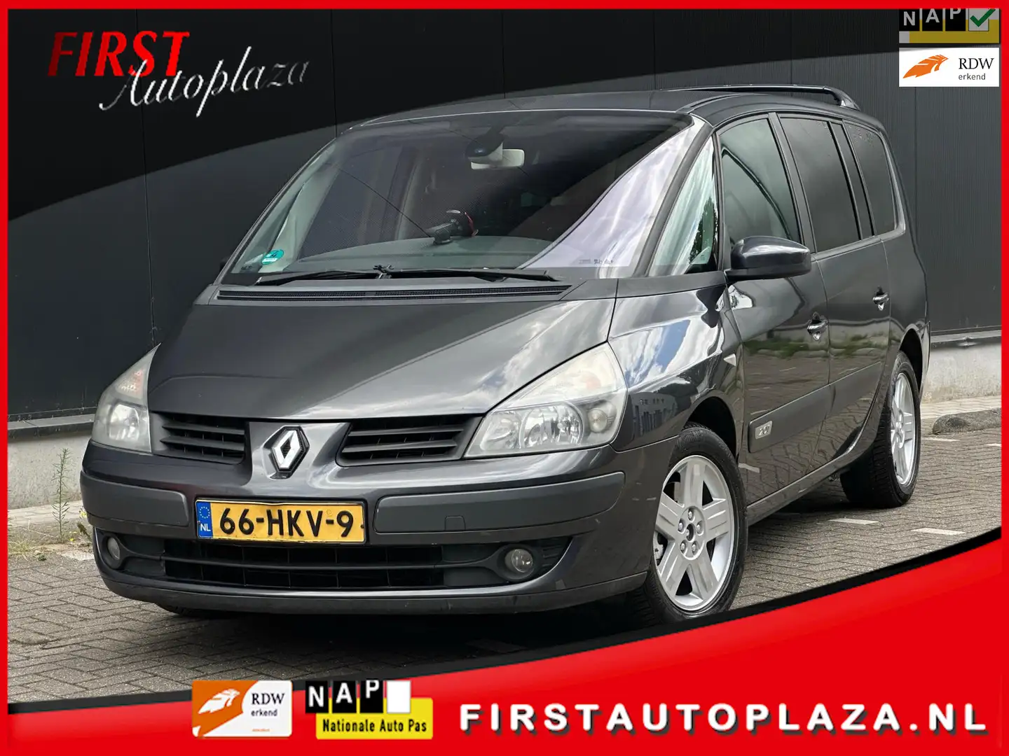 Renault Grand Espace 2.0T Expression AUTOMAAT 6-PERSOONS NAVI/CRUISE/AI Grijs - 1
