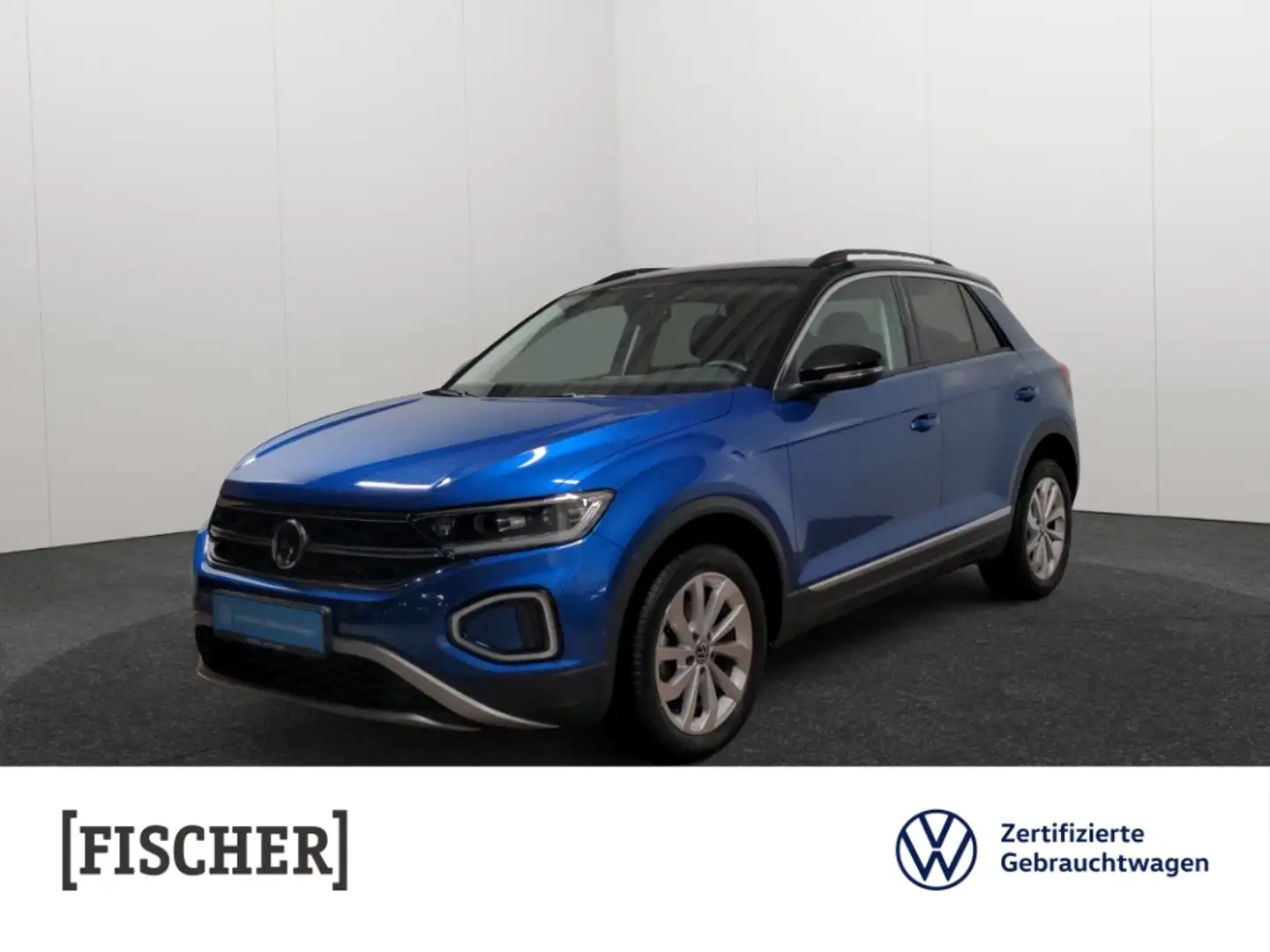 Volkswagen T-Roc 1.5TSI Style Navi LED SHZ PDC Blauw - 1