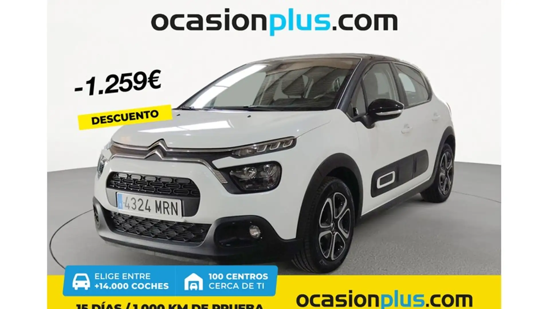 Citroen C3 1.2 PureTech S&S Plus 83 Blanc - 1