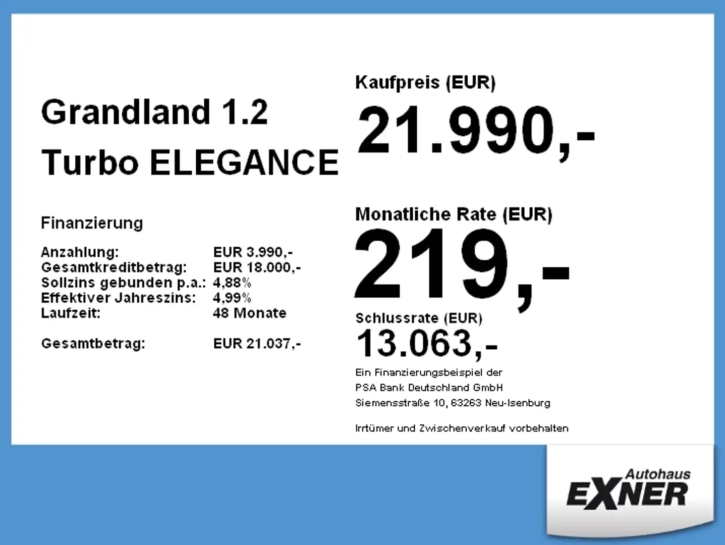 Opel Grandland 1.2 Turbo ELEGANCE LED+Kam.+KlimaA+LM Rouge - 2