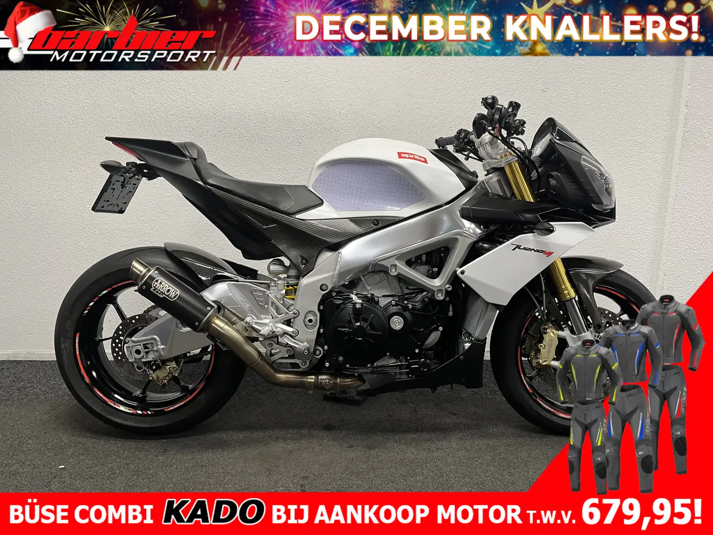 Aprilia Tuono V4 APRC Blanc - 1