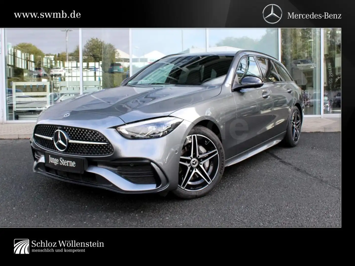 Mercedes-Benz C 220 d 4M T AMG/LED/AHK/DISTRONIC/Memory/360Cam Grau - 1