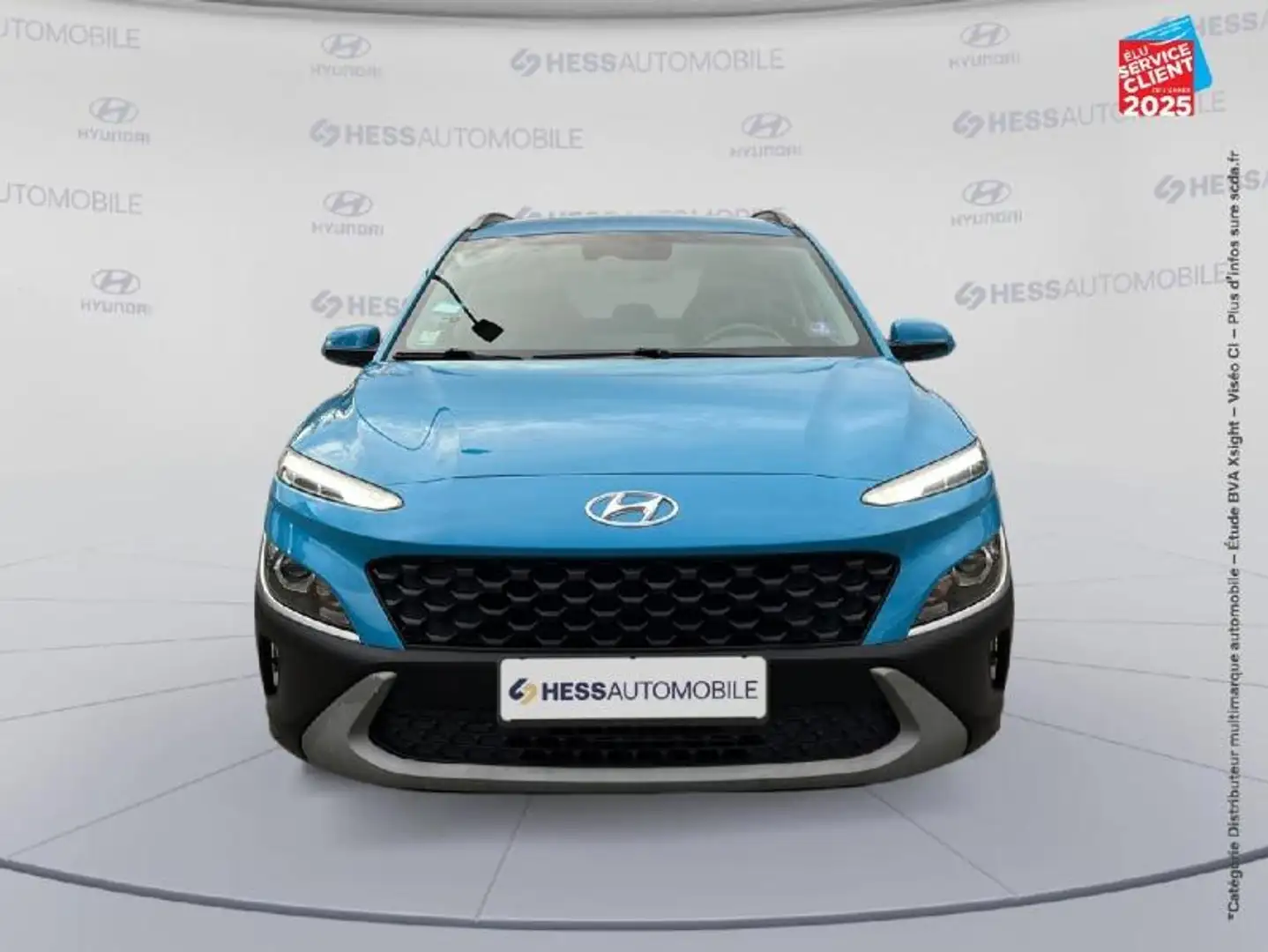 Hyundai KONA 1.6 GDi 141ch Hybrid Initia DCT-6 Camera Carplay Bleu - 2