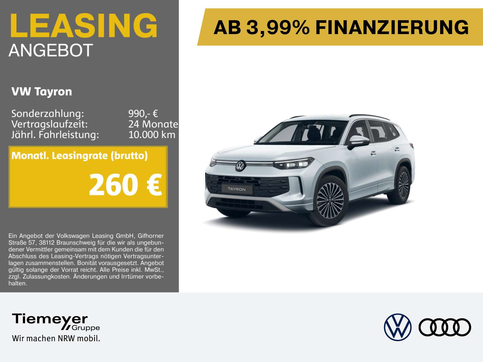 2026 Volkswagen Tayron