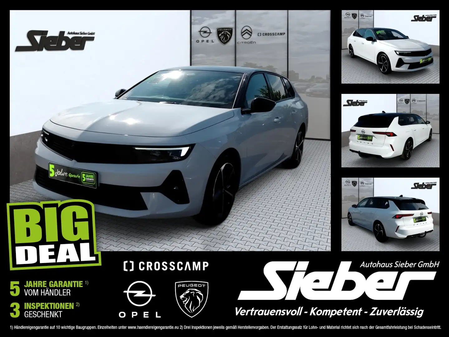 Opel Astra L ST 1.5 D GS Line Kamera Navi Sitzhzg Weiß - 1