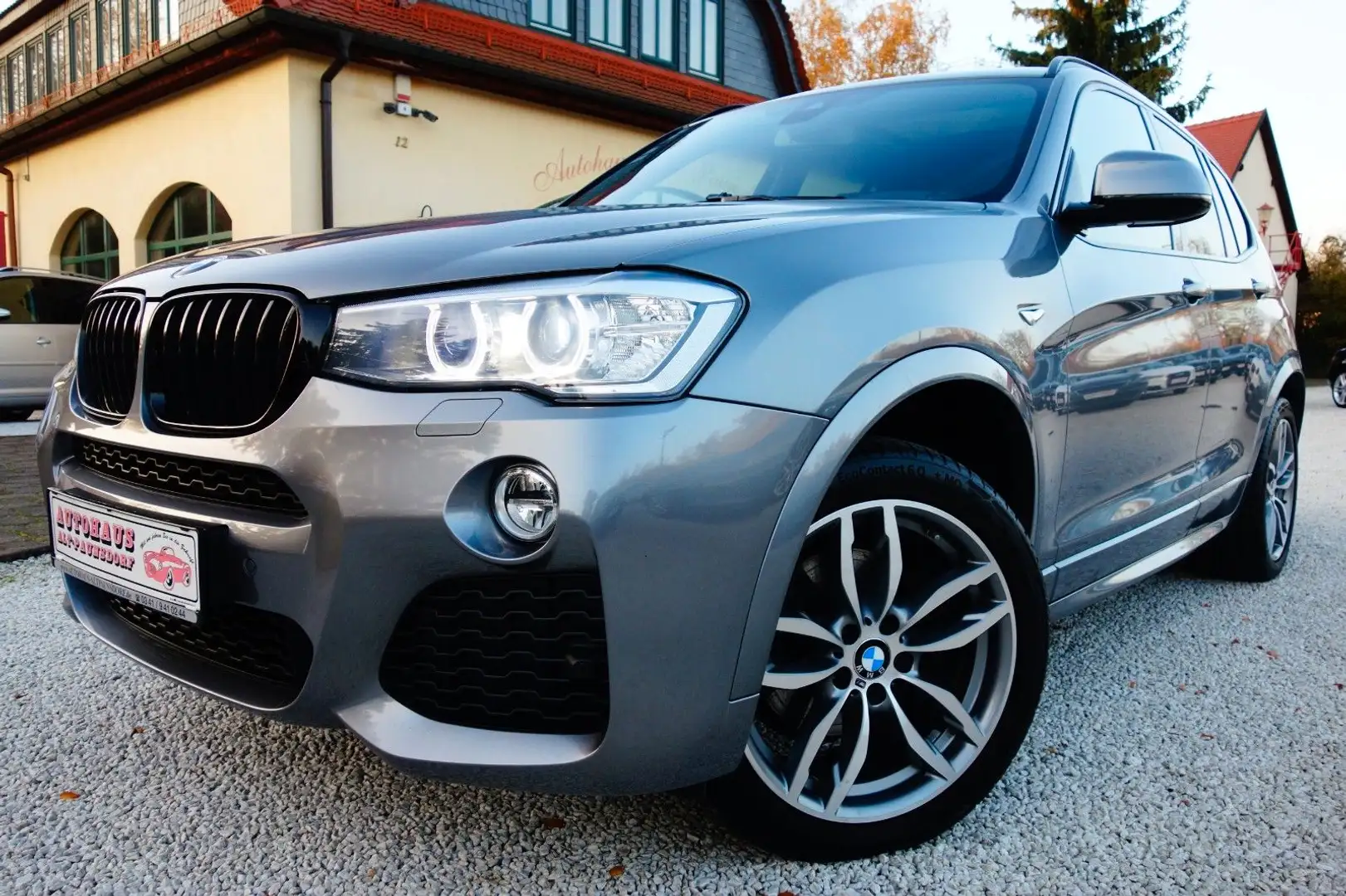 BMW X3 xDrive 20 d " M-Sportpak."Navi,Leder,Pano,AHK Gris - 1