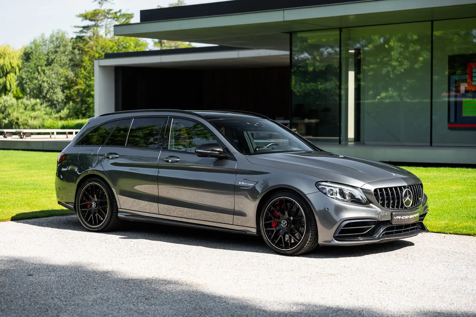 Mercedes-Benz C 63 AMG S-T/AMG PERF.SEATS/BURMESTER/PANO/LICHTE VRACHT Gris - 1