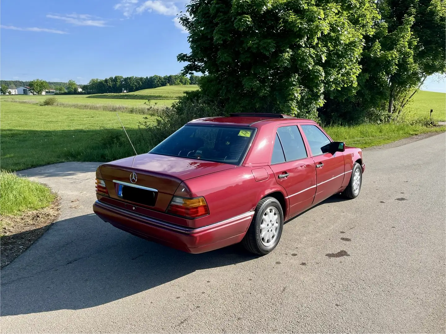 Mercedes-Benz E 220 Automatik Klima Schiebedach Piros - 2