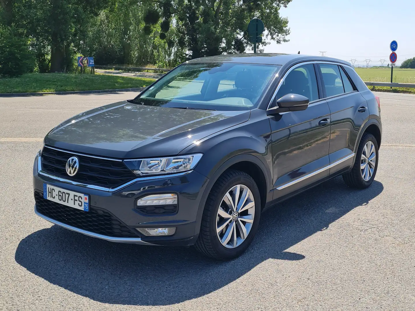 Volkswagen T-Roc T-Roc 1.0 TSI 115 Start/Stop BVM6 Lounge Business Argent - 1