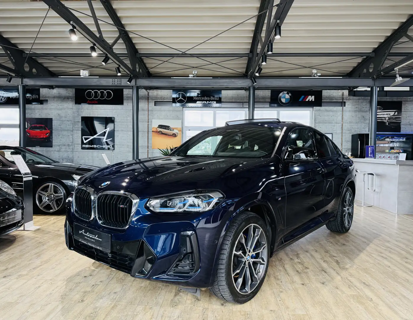 BMW X4 M d*LASER*PANO*360°KAMERA*AHK*ACC* Blau - 1